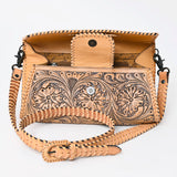 American Darling Wallet Hand Tooled Genuine Leather Western Women Bag | Wristlet Travel