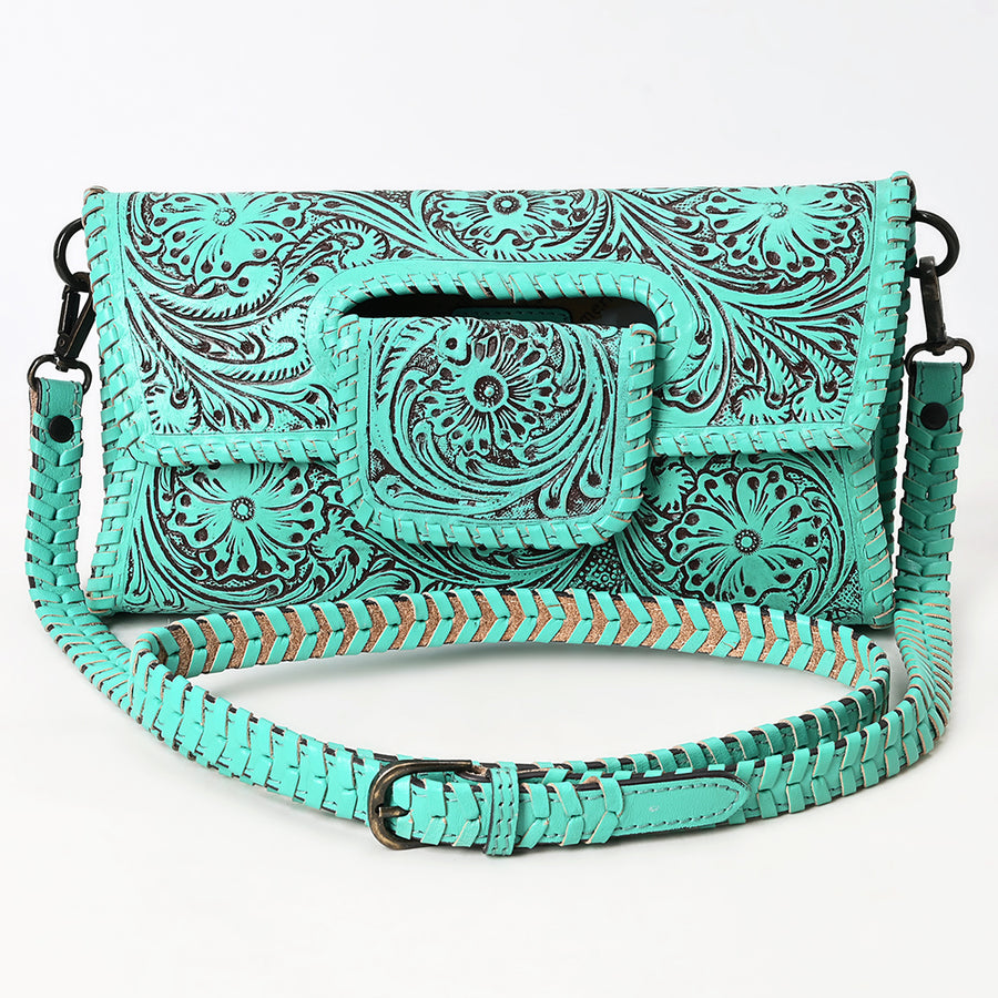 American Darling Wallet Hand Tooled Genuine Leather Western Women Bag | Wristlet Travel