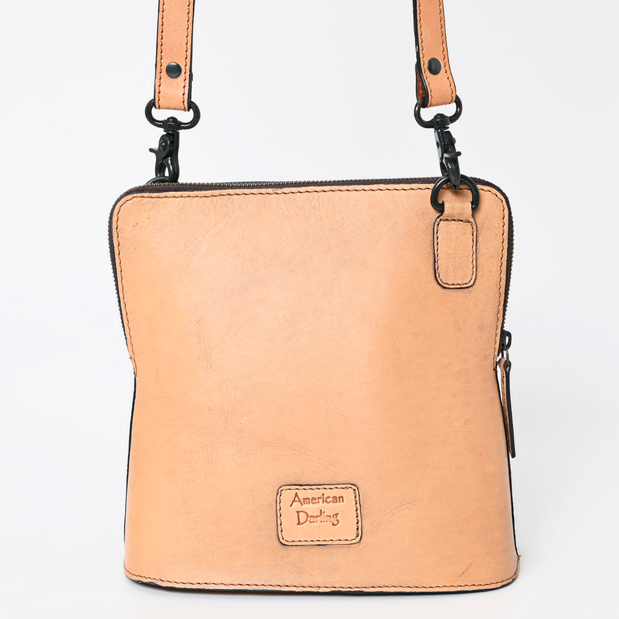 American Darling Crossbody Hand Tooled Genuine Leather Western Women Bag Handbag Purse | Purses for Cute