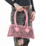 American Darling Hand Tooled Genuine Leather Women Bag Western Handbag Purse