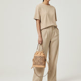 American Darling Bucket Hand Tooled Genuine Leather Western Women Bag Handbag Purse | Travel Bags College Casual