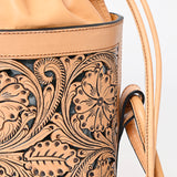 American Darling Bucket Hand Tooled Genuine Leather Western Women Bag Handbag Purse | Travel Bags College Casual