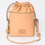 American Darling Bucket Hand Tooled Genuine Leather Western Women Bag Handbag Purse | Travel Bags College Casual