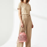 American Darling Bucket Hand Tooled Genuine Leather Western Women Bag Handbag Purse | Travel Bags College Casual