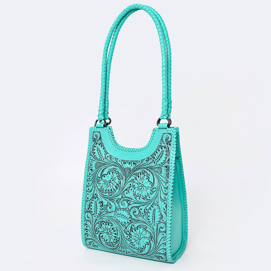 American Darling Clutch Hand Tooled Genuine Leather Western Women Bag Handbag Purse | Purses for Cute - Uhorse