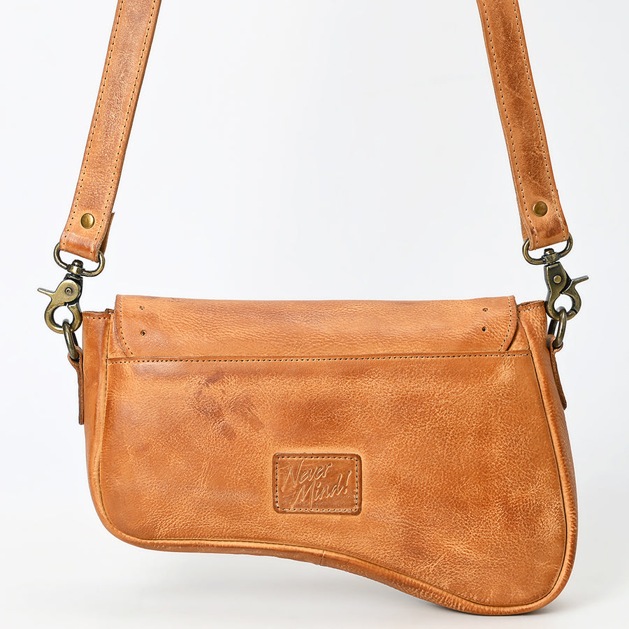 Never Mind NMBGM147C Crossbody Genuine Leather women bag western