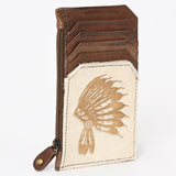 American Darling Card Holder Hair on Genuine Leather | Business Credit