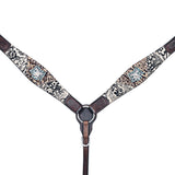 HILASON Western Horse Breast Collar American Leather Brown - Uhorse