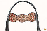 HILASON Western Horse Headstall & Breast Collar American Leather Hand Carving