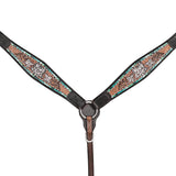 HILASON Western Horse Headstall Breast Collar Leather Brown - Uhorse
