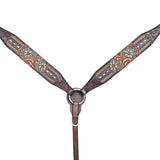 HILASON Western Horse Breast Collar American Leather Brown - Uhorse