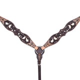 HILASON W. H. Headstall Breast Collar Leather Brown – Hilason