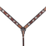 HILASON Western Horse Breast Collar American Leather Brown - Uhorse