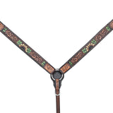 HILASON W. H. Breast Collar American Leather Brown by Hilason – Cowboy and equestrian accessories