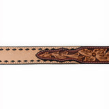 American Darling ADBLF223-L Beautifully Hand Tooled Genuine American Leather Belt Men and  Women