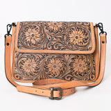 American Darling ADBGZ771 Crossbody Hand Tooled Genuine Leather Women Bag Western Handbag Purse