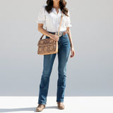 American Darling Cross Body Hand Tooled Genuine Leather Western Women Bag Handbag Purse | Crossbody for |Cute