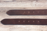 HILASON W. Genuine Leather Belt for Men Women Cowboy Cowgirl Handmade