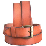 HILASON Western Genuine Leather Mens Handmade Belt Mahogany 46 In | Mens Belts Leather | Mahogany Belt | Black Belt |Leather Belt | Casual Belt | Heavy Duty Belt | Leather Belt for Men
