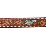 American Darling ADBLF177-L Beautifully Hand Tooled Genuine American Leather Belt Men and  Women