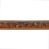 American Darling ADBLF179-L Beautifully Hand Tooled Genuine American Leather Belt Men and  Women