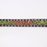 American Darling ADBLF180-L Beautifully Hand Tooled Genuine American Leather Belt Men and  Women