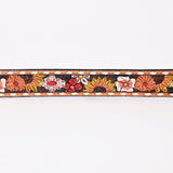 American Darling ADBLF183-L Beautifully Hand Tooled Genuine American Leather Belt Men and  Women