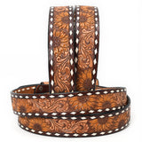 American Darling ADBLF185-L Beautifully Hand Tooled Genuine American Leather Belt Men and  Women