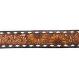 American Darling ADBLF185-L Beautifully Hand Tooled Genuine American Leather Belt Men and  Women