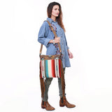 American Darling Cross Body Hand Tooled Saddle Blanket Genuine Leather Women Bag Western Handbag Purse