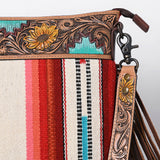 American Darling Cross Body Hand Tooled Saddle Blanket Genuine Leather Women Bag Western Handbag Purse