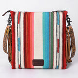 American Darling Cross Body Hand Tooled Saddle Blanket Genuine Leather Women Bag Western Handbag Purse