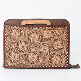 American Darling Briefcase Hand Tooled Genuine Leather Women Bag W.