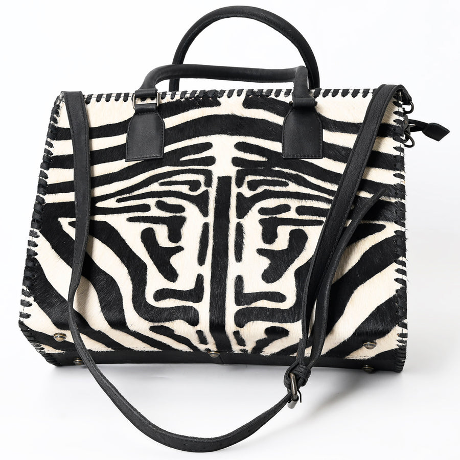 American Darling Briefcase Hair On Genuine Leather Western Women Bag | Handbag Weekend Travel Bags for