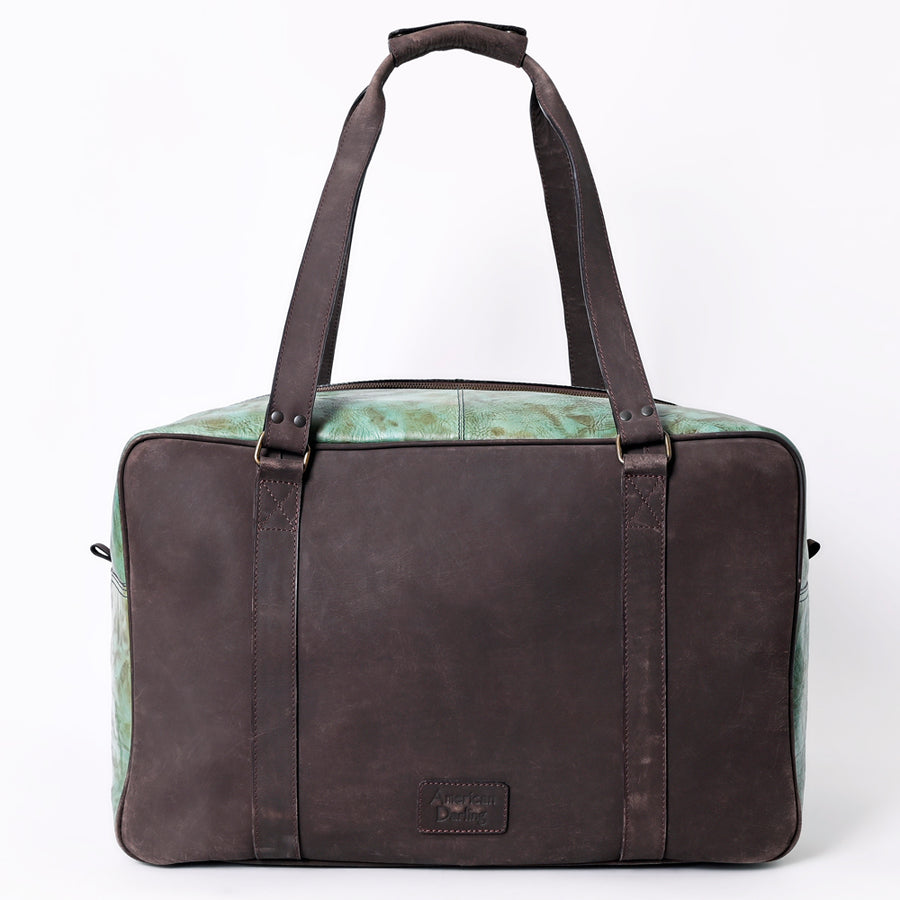 American Darling Duffel Hair on Genuine Leather Western Women Bag | Duffel Weekend Travel Bags