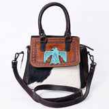 American Darling Duffel Hair on Genuine Leather Western Women Bag | Duffle Weekend Travel Bags