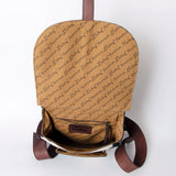 American Darling Backpack Hand Tooled Hair On Genuine Leather Women bag | Laptop School Travel