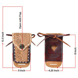 8 Feet Hilason W. H. American Leather Laced Barrel Roper Reins Brown –