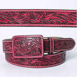 American Darling ADBLF233-L Beautifully Hand Tooled Genuine American Leather Belt Men and  Women