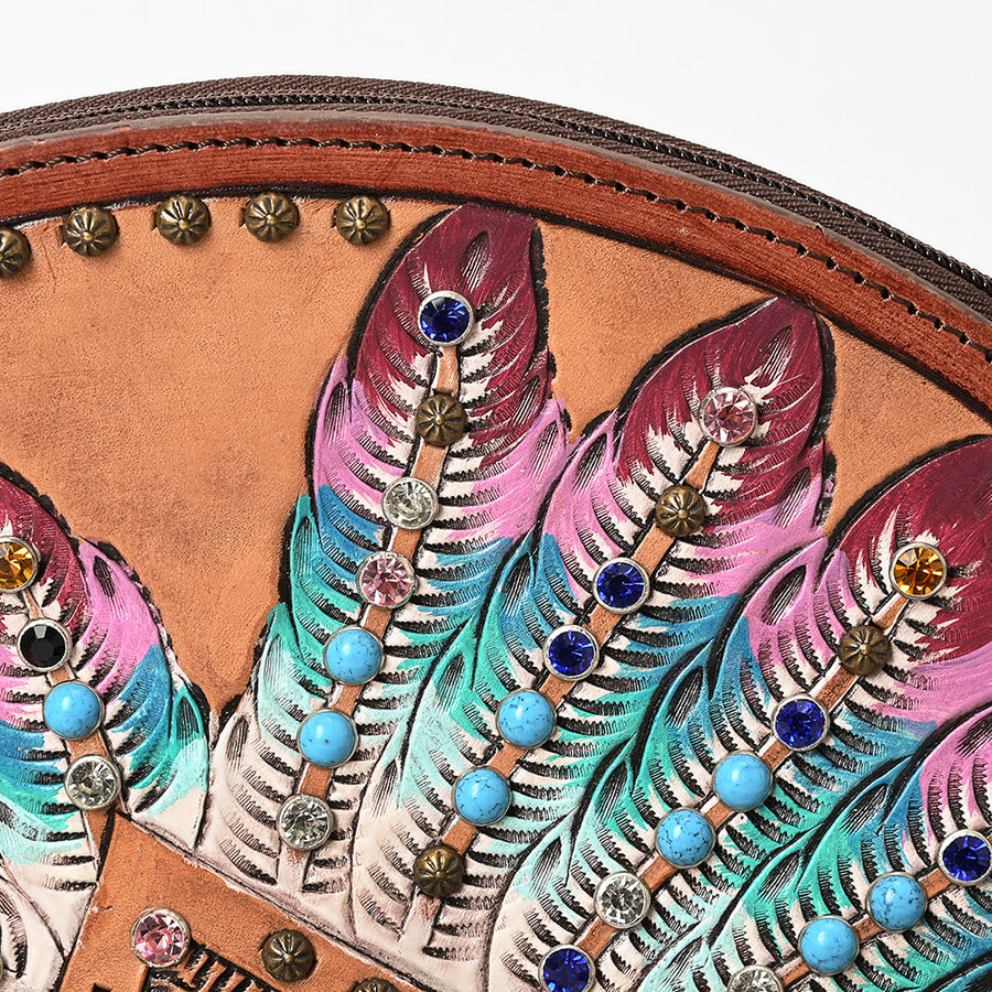American Darling Taco Genuine Leather Women Bag Western Handbag Purse | Wristlet Travel Clutch