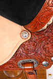 HILASON Flex Tree Western Horse Saddle American Leather Trail Barrel Racing | for Horses