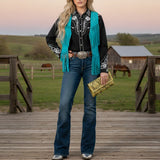 American Darling Wallet Hand Tooled Genuine Leather Western Women Bag | Wristlet Travel