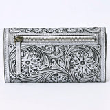 American Darling Wallet Hand Tooled Genuine Leather Western Women Bag | Wristlet Travel