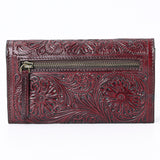 American Darling Wallet Hand Tooled Genuine Leather Western Women Bag | Wristlet Travel