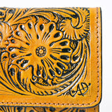 American Darling Wallet Hand Tooled Genuine Leather Western Women Bag | Wristlet Travel