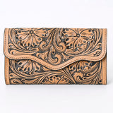 American Darling Wallet Hand Tooled Genuine Leather Western Women Bag | Handbag Purse Wristlet Travel Clutch
