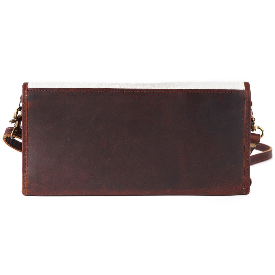 American Darling Small Cross body Bag Genuine Vegetable Tanned Leather Wallet Purse Western Handbag 4in x 1in x 8in