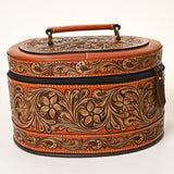 American Darling Jewelry Case Hand Tooled Genuine Leather Women's Bag Western Handbag Purse |