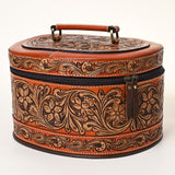 American Darling Jewelry Case Hand Tooled Genuine Leather Women's Bag Western Handbag Purse |