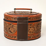 American Darling Jewelry Case Hand Tooled Genuine Leather Women's Bag Western Handbag Purse |